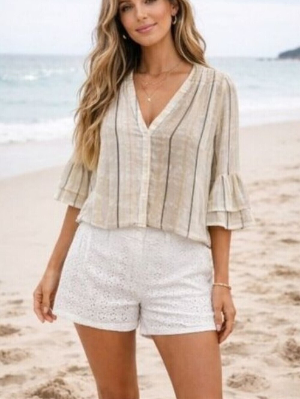 Tommy Bahama NWT White Port De Eyelet Lace Shorts Size 4